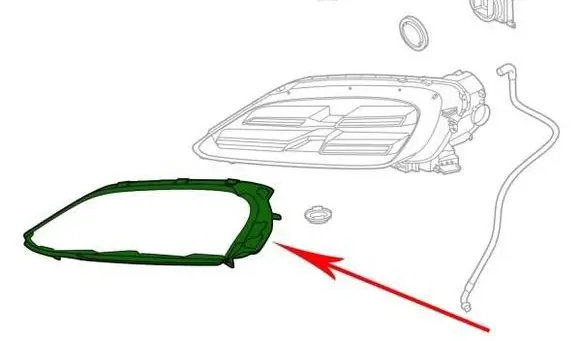 Porsche Macan (95C) Headlight part 95C941323