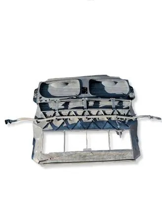 BMW X6 E71 Intercooler air guide/duct channel 7195273 17092008 7177876