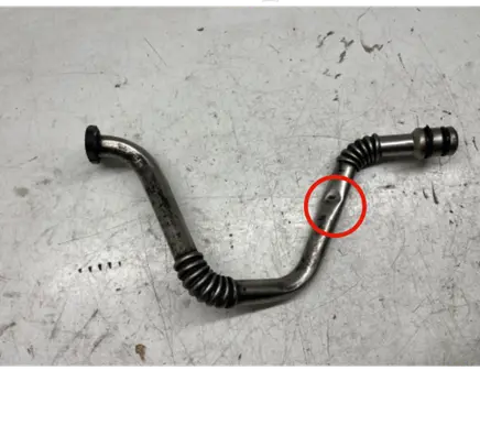 Renault Trafic II (X83) EGR valve line/pipe/hose