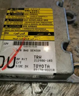 Toyota Yaris Airbag control unit/module 891700D210 212986103