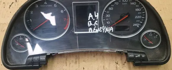 Audi A4 S4 B6 8E 8H Speedometer (instrument cluster) 8E0920930K
