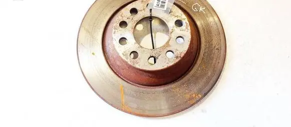 Audi A6 S6 C6 4F Rear brake disc neventiliuojamas