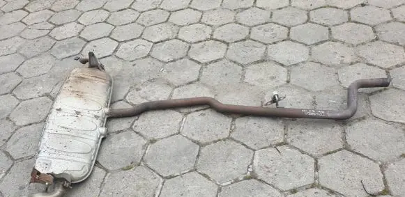 Volkswagen Touareg I Rear muffler/silencer tail pipe 