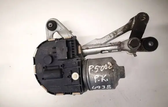 Peugeot 3008 I Front wiper linkage and motor 9671062180 3397021288