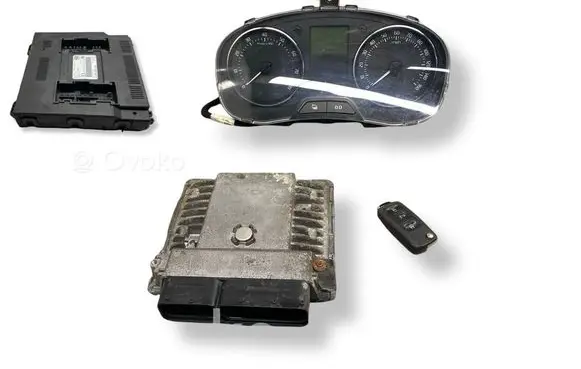 Skoda Fabia Mk2 (5J) Engine ECU kit and lock set 03F906070AM 03F906070N 5WP44630