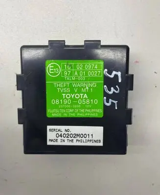 Toyota Avensis T250 Alarm control unit/module 0819005810