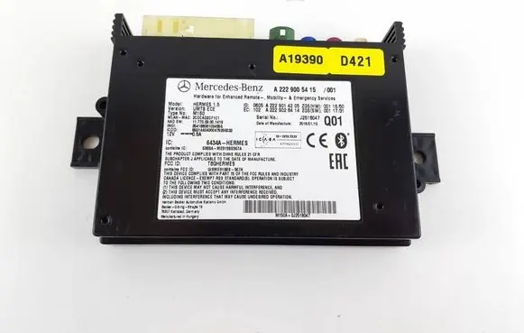 Mercedes-Benz E W213 Bluetooth control unit module A2229005415 A2229014205 A2229028414