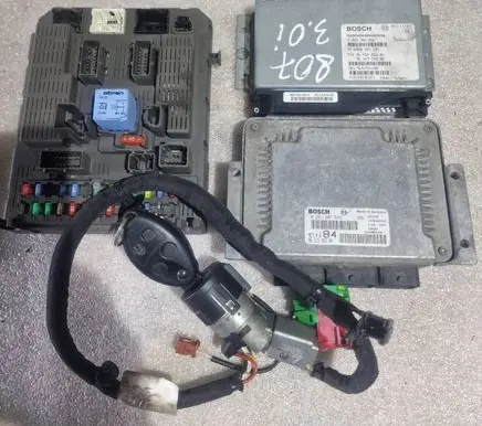 Citroen C8 Engine ECU kit and lock set 0261207545 9651526980 9638858280