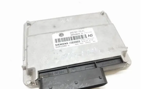 Volkswagen Touareg I Gearbox control unit/module 0AD927755AC 5WP22080