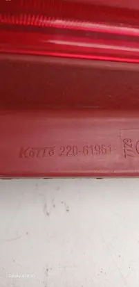 Mazda Premacy Rear/tail lights 22061961