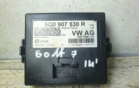 Volkswagen Golf VII Gateway control module 5Q0907530R