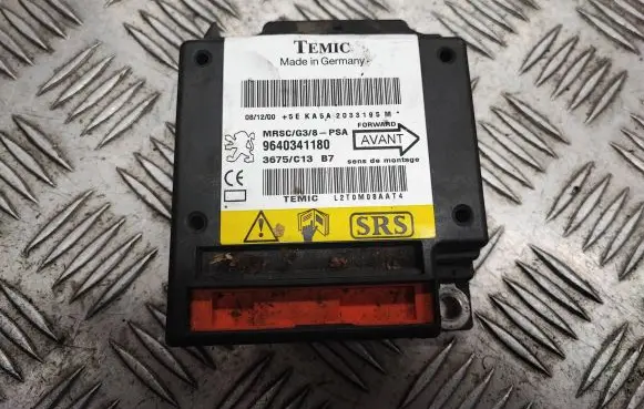 Peugeot 607 Airbag control unit/module 9640341180