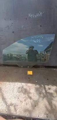 Hyundai Getz Front door window glass four-door 1212123