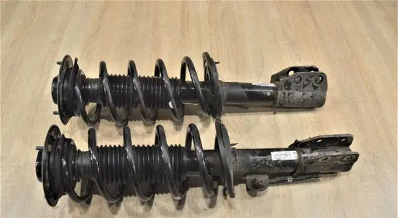 Front shock absorber with coil spring