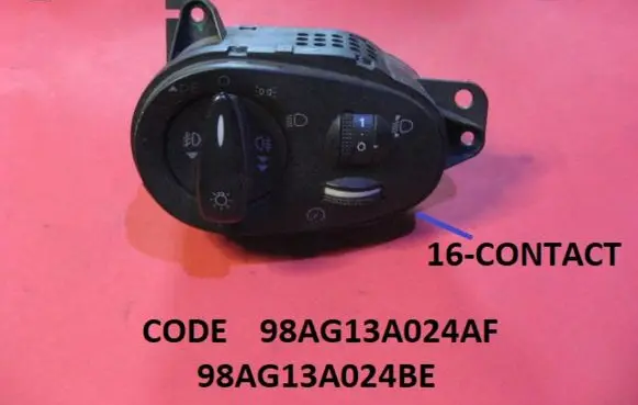 Ford Focus Light switch 98AG13A024AF 98AG13A024BE