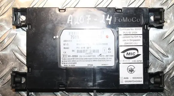 Volvo XC70 Bluetooth control unit module 7G9N10D893AG A20724