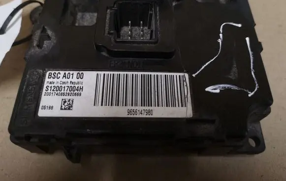 Peugeot 407 Tow bar trailer control unit/module S120017004H BSCA0100 9656147980