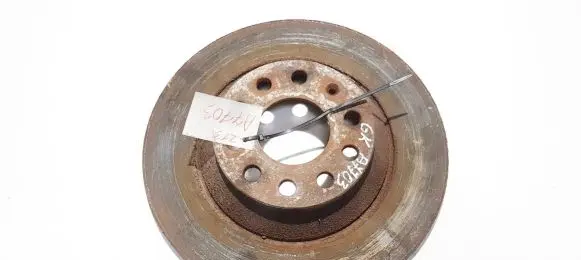 Audi A6 S6 C6 4F Rear brake disc neventiliuojamas
