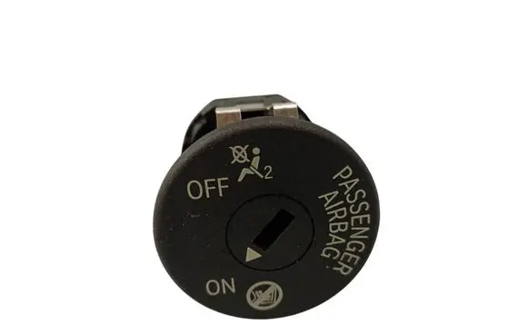 Passenger airbag on/off switch