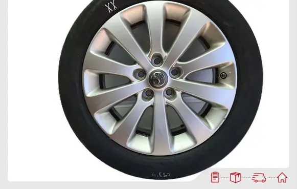 Opel Zafira C R17 alloy rim OP044