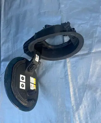 Fiat 500E Electric car charge socket 