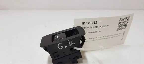 BMW 1 F20 F21 Electric window control switch 920810603