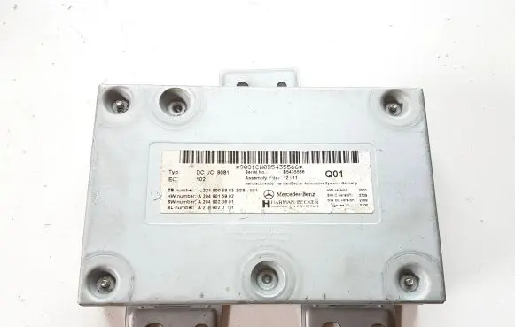 Mercedes-Benz E W212 Other control units/modules A2219005903 A2049015902 A2049020601