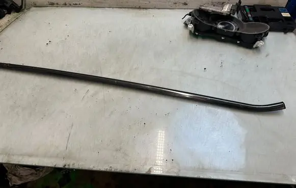 Citroen C3 Front door glass trim molding 23E
