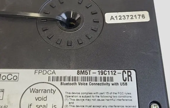 Ford C-MAX II Bluetooth control unit module A12372176 0660081953