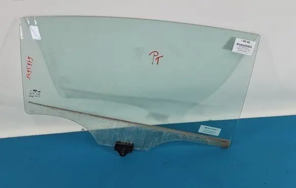 Rear door window glass