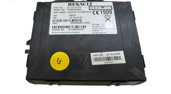 Renault Kangoo II Other control units/modules 282756479R 51986084A00 3546850406