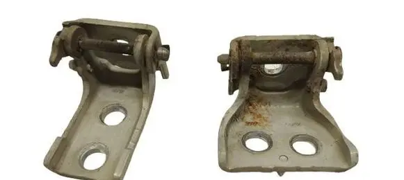 Front door hinge set