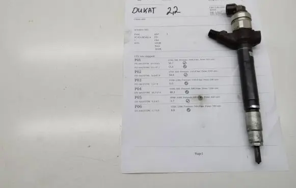 Fiat Ducato Fuel injector 6c1q9k546ac