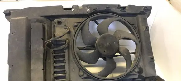 Peugeot 307 Radiator cooling fan shroud 9634009380 9641712280
