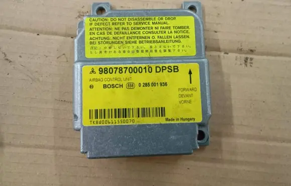 Mitsubishi Colt Airbag control unit/module 98078700010 0285001936