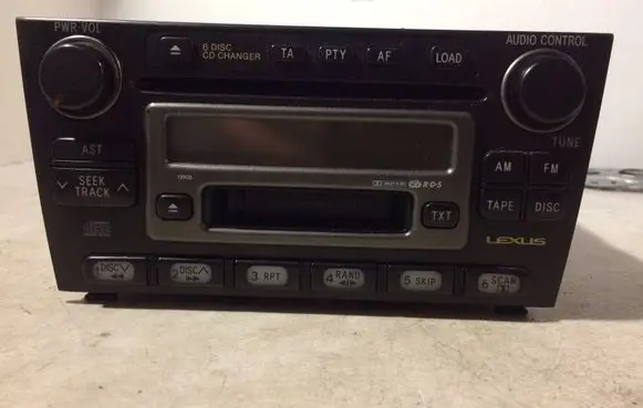 Radio/CD/DVD/GPS head unit