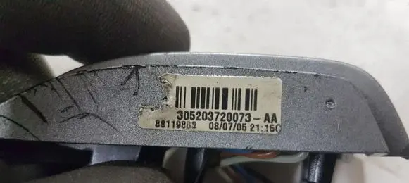 Opel Zafira B Steering wheel buttons/switches 88119803