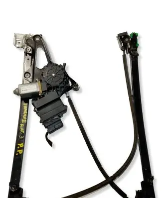 Volkswagen Sharan Front door window regulator with motor 7M3837402