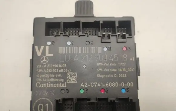 Mercedes-Benz SLK R172 Door control unit/module A2129004518