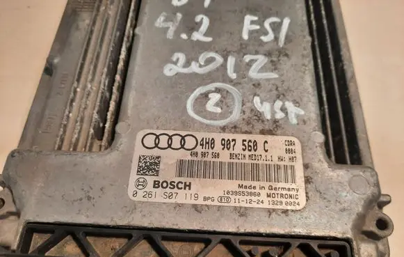 Audi A8 S8 D4 4H Engine control unit/module 4H0907560C 4H0907560 0261S07119