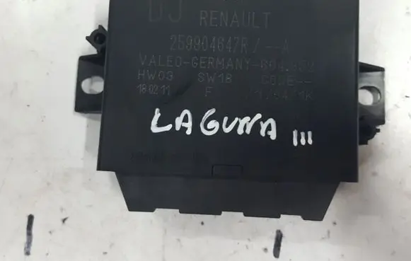 Renault Laguna III Parking PDC control unit/module 259904647R