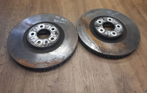 Porsche Macan (95B) Front brake disc 95B615301AA 95B615302AA
