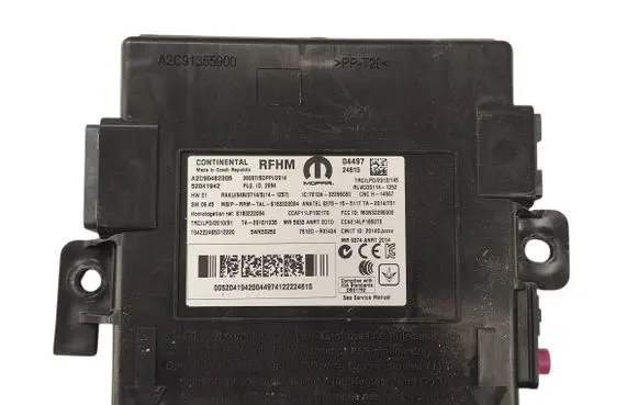 Jeep Renegade Other control units/modules 52041942 A2C90482305 A2C91355900