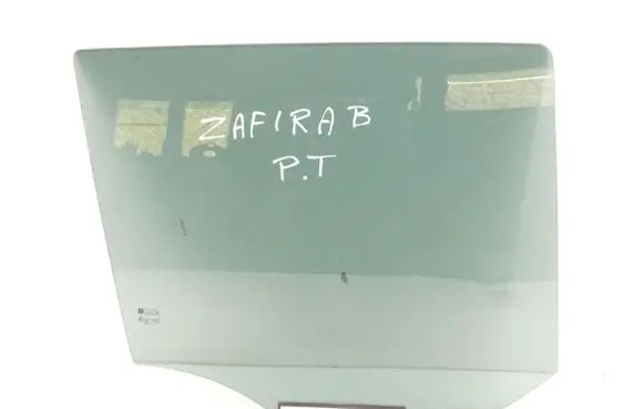 Opel Zafira B Rear door window glass