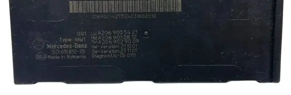 Mercedes-Benz GLC C254 Other control units/modules A2069005421 5DS015852-05 5DS01585205
