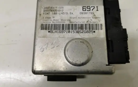 Fiat Punto (188) Power steering control unit/module 09381199 2607691025 26078330012