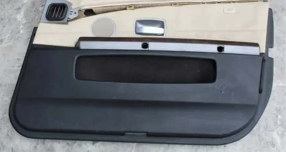 Front door card panel trim