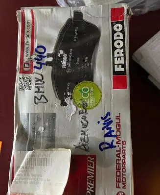 BMW 1 F20 F21 Brake pads (rear) FDB4662 34116859282 34116865460