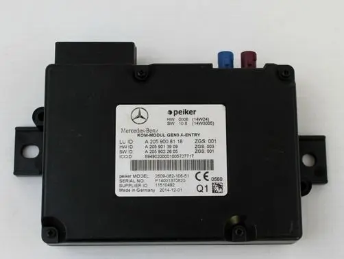 Mercedes-Benz C W205 Other control units/modules A2059008118