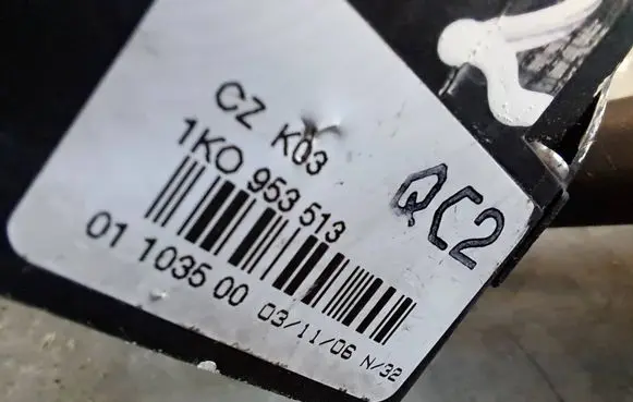 Volkswagen PASSAT B7 Indicator stalk 1K0953513 011035000